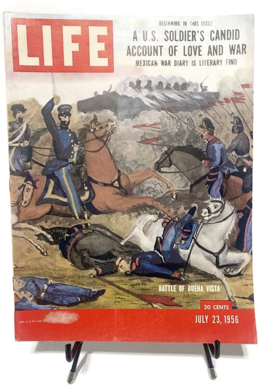 LIFE Magazine July 23 1956 Battle of Buena Vista Cover Mexican War Diary Vintage